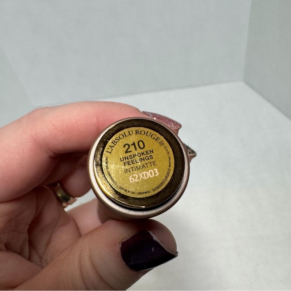 New Lancôme L'Absolu Rouge Intimatte Lipstick in Unspoken Feelings Nude Brown - Picture 5 of 8